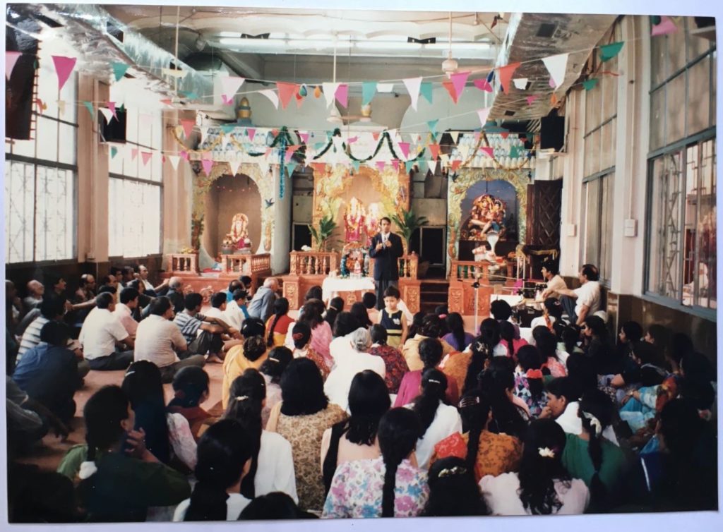Ishwar Maharaj at The Hindu Temple Hong Kong