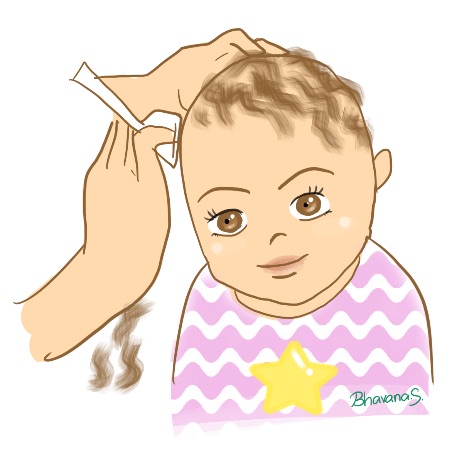 First Hair Cutting of a Baby image made by Bhavana Sharma