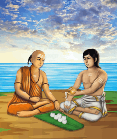 Tarpanam and Pindam puja