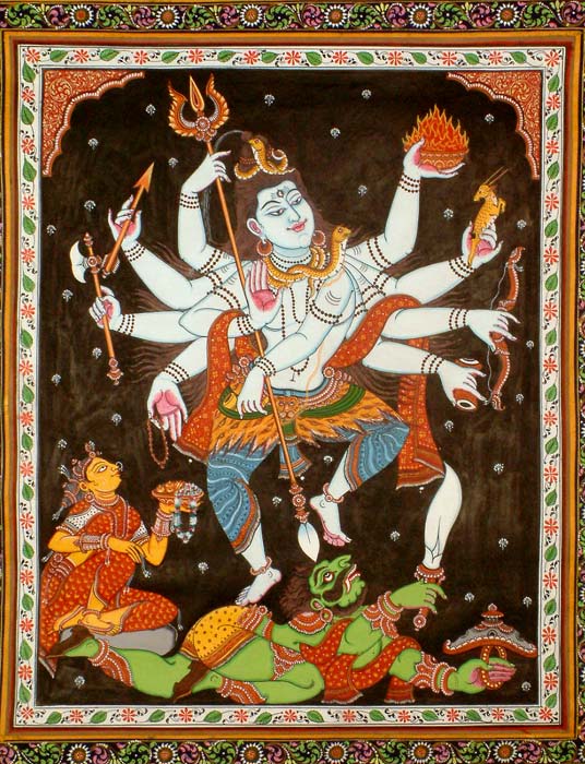 cosmic form of dancing shiva