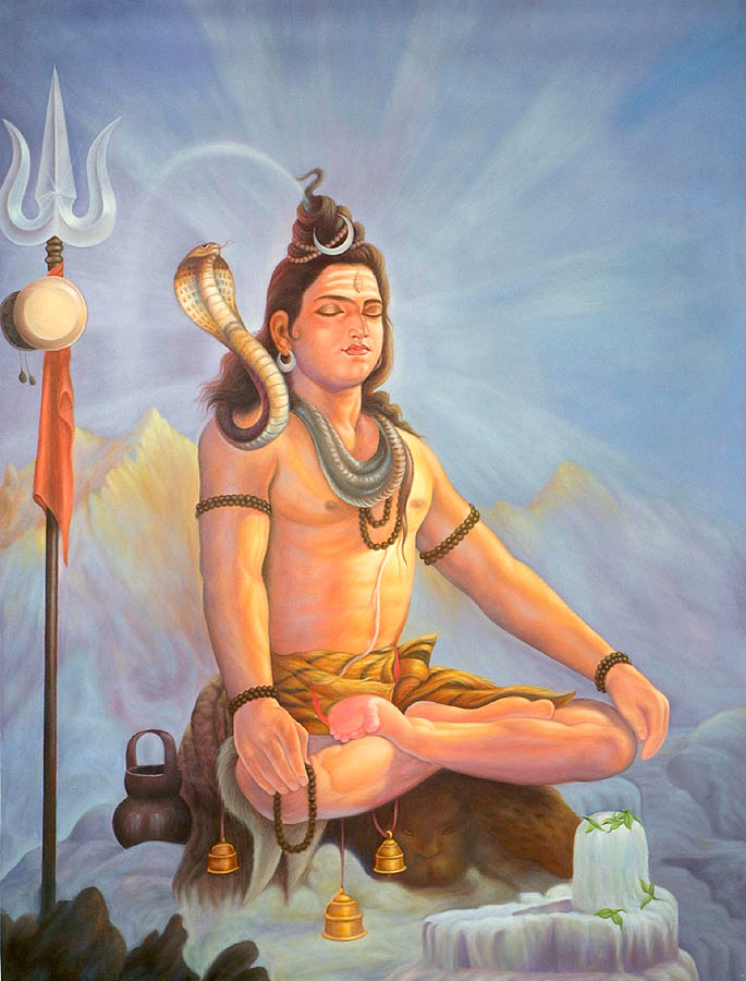 kailashpati on kailash meditating
