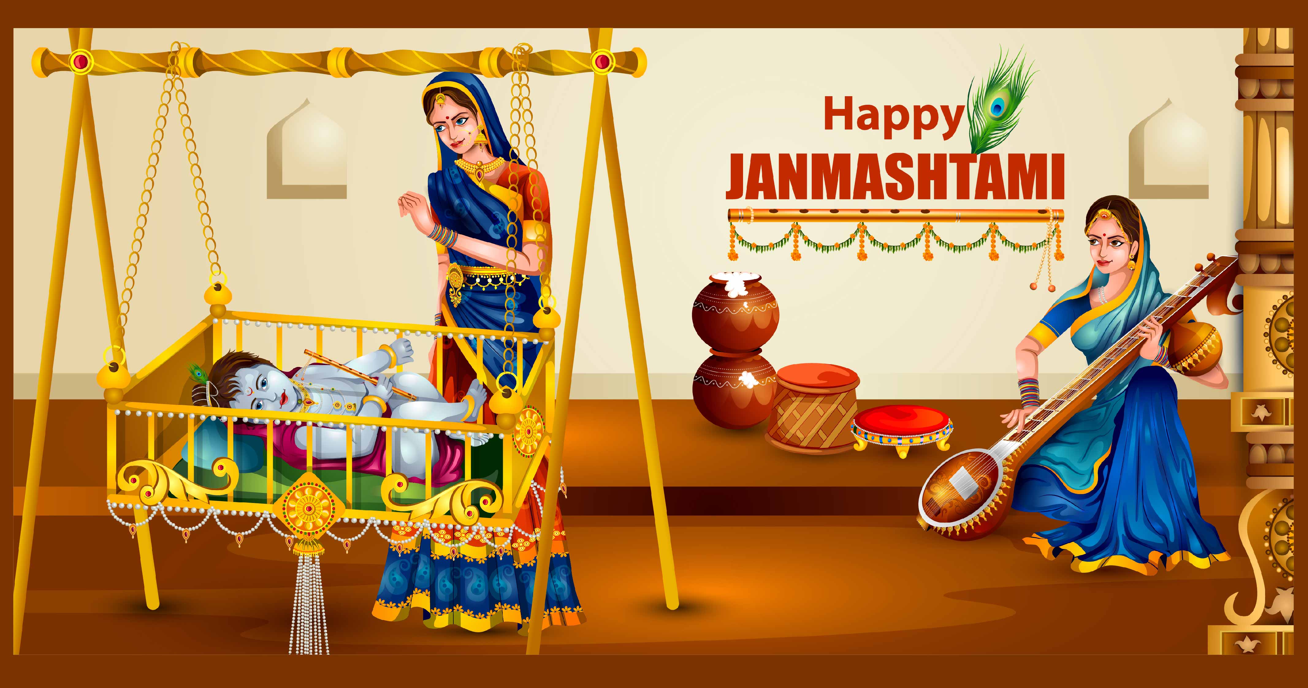 Krishna Janmashtami utsav Festival celebrations