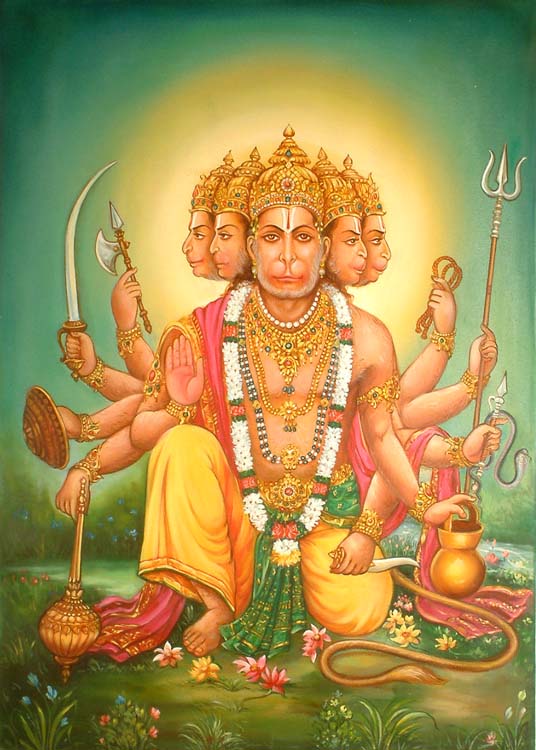 five headed hanuman